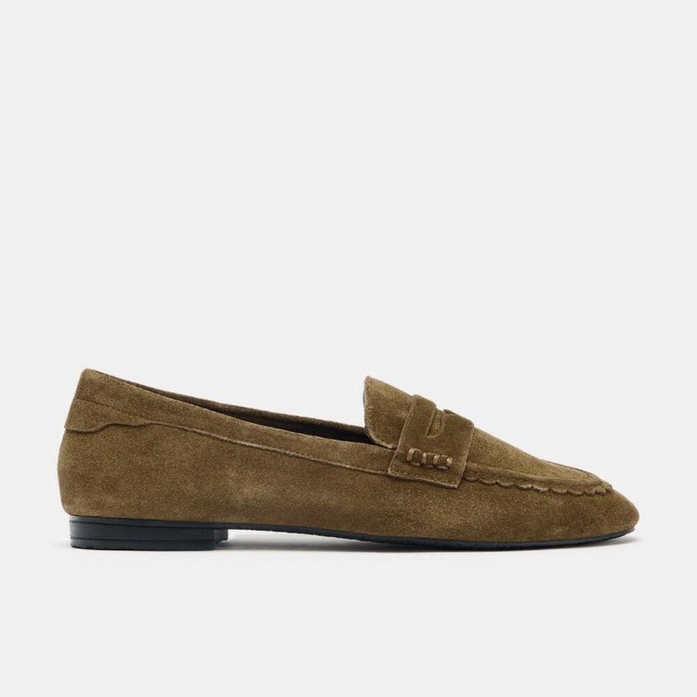 Suede Loafers